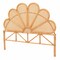 Bali & Pari Flower Modern Bohemian Honey Rattan King Size Standalone Headboard 243-13583-ZORO - alternate 1